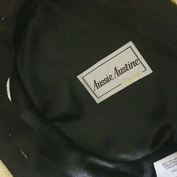 Elegant White and Cream Women's Hat By Aussie Austine Medium/Large - Picture 7 of 8